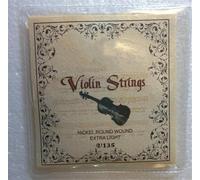 Accessori per violino 1 Set Di Corde Per Violino 4/4 In Lega D'argento EADG Parti Di Violino Accessori