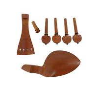 Accessori Per Violino 1 Set Di Parti Per Violino Mentoniera Trafile Manopola Cordiera E Piroli Accessori Per Violino 4/4 Di Dimensioni Standard(Type2)