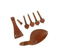 Accessori Per Violino 1 Set Di Parti Per Violino Mentoniera Trafile Manopola Cordiera E Piroli Misura 4/4 Accessori(Type2)