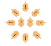 Accessori per violino 10 Pezzi Di Sordina Per Violino In Gomma Silenziatore Per Violino Sordina Per Pratica Del Violino Sordina Per Corde Del Violino Sordina Per Pratica Del Violino Elettrico(Brown)