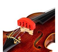 Accessori per violino 4/4 3/4 Violino Sordina Pratica Gomma Acustica Elettrico Violino Silenziatore Violino Violino Sordina Per Principianti(Red)