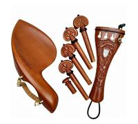 Accessori per violino 4/4 con vite mentoniera coda piolo ebano palissandro (6)
