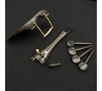 Accessori per violino 4/4 Violino Ebano Accessori Mentoniera Asse Pianoforte Tavola Corde Coda Post Con Corda Coda Micro(Fisheye set-b)