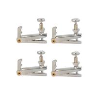 Accessori per violino 4PCS Violino Fine Accordatori In Lega Di Nichel Argento Cordiera Accordatori Per 3/4 4/4 Violino Bulid Riparazione Che Fanno Parti(Chrome)