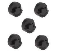 Accessori per violino 5 Pezzi Accessori Per Parti Di Violino Professionali 20 X 20 Mm Nero Acustico Rotondo In Gomma Per Violino Sordina Per Violino(Black)