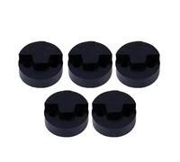 Accessori per violino 5 Pezzi Di Sordina Per Violino In Gomma Professionale Per Violino Parti Rotonde In Gomma Per Violino Silenziatore Per Strumenti Musicali(Black)