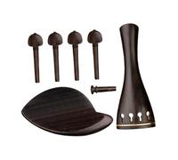 Accessori per violino 6 Pezzi 4/4 Kit Per Violino In Ebano Includono 4 Corde Cordiera Per Violino Piroli Mentoniera Accessori Per Violino