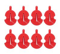 Accessori per violino 8 Pezzi Di Sordina Per Violino Regolabile In Gomma Silenziatore Singolo Foro Parti Di Pratica Accessori(Red)