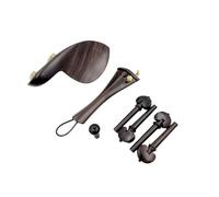 Accessori per violino Accessori Di Colore Originale In Ebano Per Violino 4/4. Mentoniera Con Cordino E Messa A Punto Della Corda Di Coda(B)