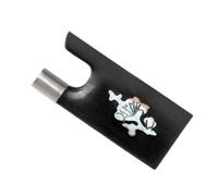 accessori per violino Accessori per asta per arco Violino Libreria con estremità in ebano Motivo floreale Intarsio a conchiglia bianca Accessori per asta per arco per violino (Size : 3-4)
