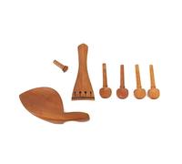 Accessori per violino Accessori Per Cordiera Per Violino In Legno Di Giuggiola Perni Per Corde Poggiaguancia Un Set Di Accessori Di Ricambio Per Violino(1/2)