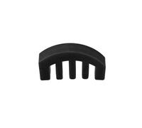 Accessori per violino Accessori Per Violino 4/4 Dimensioni Violino Muto Gomma Acustica Violino Violino Silenziatore Silenzioso Pettine Ponte Sordine 4 Colori(Black)