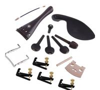 Accessori per violino Accessori Per Violino 4/4 In Ebano Piroli Piastra Di Trazione Corda Di Coda Poggiaguancia Accordatura Fine Colonna Sonora