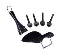 accessori per violino Accessori per violino Cordiera per mentoniera, pioli per bottoni di coda Set in legno di giuggiola Note sulle dimensioni (Color : Mahogany suit)