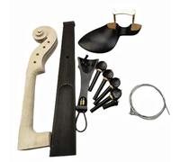 Accessori per violino Accessori Per Violino Testa Manico Tastiera Ponticello Cordiera Piroli Mentoniera Anima Corde 4/4(B)