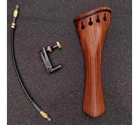 Accessori per violino Cordiera smussata per violino 4/4 Cordiera in ebano/giuggiola/palissandro rosso Accessori per violino Parti di ricambio per violino(G)