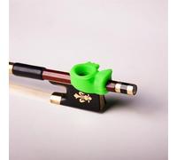 Accessori per violino Il Supporto Per Arco Diviso In Cartone Animato Con Impugnatura Per Arco Da Violino Corregge Scientificamente La Forma Della Mano Destra(Green,B)