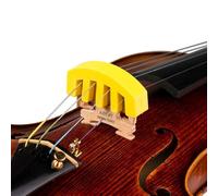 Accessori per violino La Sordina In Gomma Per Violino In Vari Colori Può Essere Utilizzata Per Esercitarsi Con Accessori Per Violino Indisturbati(Yellow)