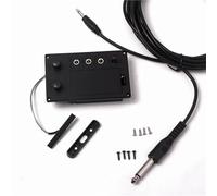 Accessori Per Violino Per Principianti 1 Set Pickup Per Violino Elettrico Nero Eq Preamplificatore Muto Silenzioso Accessorio Tono Leggero Soppressione
