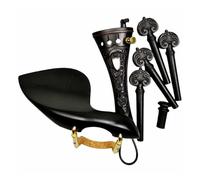 Accessori per violino per principianti 4/4 accessori per violino con vite mentoniera coda piolo ebano palissandro (2)