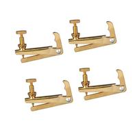 accessori per violino per principianti 4PCS Violino Fine Accordatori In Lega Di Nichel Argento Cordiera Accordatori Per 3/4 4/4 Violino Bulid Riparazione Che Fanno Parti(Gold)