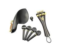 accessori per violino per principianti Accessori Per Violino In Ebano 4/4 Picchetti Per Chiodi In Rame/chiodi Per Coda/poggia Mento/cordiere Per La Regolazione Fine Dei Fili Per Le Guance Della Corda