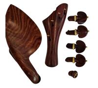 Accessori Per Violino Per Principianti Gli Accessori Per Violino Inclusi I Piroli E Perni Per Laccordatura Della Mentoniera Cordiera(Rosewood)