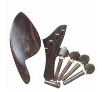 Accessori Per Violino Per Principianti Kit Di Accessori Per Violino In Legno Massello Installato Morsetto In Metallo Violino Pirolo Per Mentoniera Cordiera(3/4)