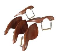 Accessori Per Violino Per Principianti Set Mentoniera Per Violino Da 5 Pezzi Mogano Full Size Montaggio Con Viti Argentate