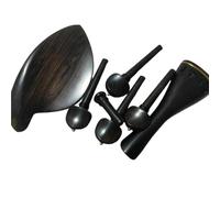 Accessori Per Violino Per Principianti Un Set Di Accessori Per Violino In Ebano Include Cordiera Mentoniera Piroli E Puntale