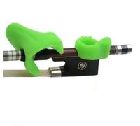accessori per violino per principianti Violin Bow Gripper Straight Bow Corrector Bowing Hand Type Bow Holder Beginner Finger Trainer(Green)