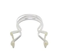 Accessori per violino Piastra per arco per violino, correttore per la postura dell'arco, forma della mano e strumento ausiliario per il polso, disponibile per i principianti(White,1/4-1/8-1/10)