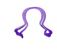 Accessori per violino Piastra Per Arco Per Violino Correttore Per La Postura Dell'arco, Piastra Per Pratica A Forma Di Mano Elastica Specifica Per Violino(Purple,4/4-3/4-1/2)