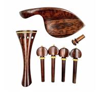 Accessori Per Violino Piroli Per Violino 4/4 Cordiera Mentoniera Puntale Set Completo Parti Accessori Professionali(Type1)