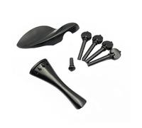 accessori per violino Set cordiera sintonizzatore mentoniera per violino in ebano 4/4 Accessori per parti di violino e viola (Color : Model 2q (Violin))