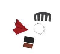 Accessori Per Violino Set Di Accessori Per Violino 4/4 Con Corde Sordine Colofonia Panno Per La Pulizia E Strumenti(Red)