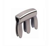 Accessori per violino Sordina Per Violino Ausilio Per La Pratica Silenziatore Per Violino Comodo Si Attacca Facilmente Sordina In Metallo 3 * 2 * 1cm(Silvery)