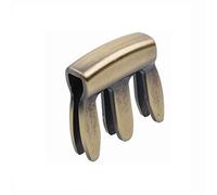 Accessori per violino Sordina Per Violino Ausilio Per La Pratica Silenziatore Per Violino Comodo Si Attacca Facilmente Sordina In Metallo 3 * 2 * 1cm(Golden)