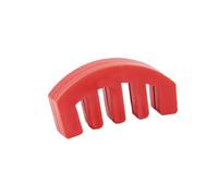 accessori per violino Sordina per violino BK Sordina in gomma gialla blu e rossa Silenziatore per violino Il riduttore del silenziatore non disturba le persone (Color : Red)