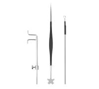 Accessori per violino Strumento Per L'installazione Del Supporto Per Il Suono Del Violino Riparazione Del Supporto Per Il Suono Strumento Per La Riparazione Del Violino Set Da 5 Pezzi(Silver)
