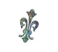 accessori per violino Toppa per biblioteca coda di arco viola per violino Conchiglia bianca Colore conchiglia Materiale in ottone Intarsio decorativo Libreria coda Accessori per violino (Color : Colo