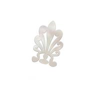 accessori per violino Toppa per biblioteca coda di arco viola per violino Conchiglia bianca Colore conchiglia Materiale in ottone Intarsio decorativo Libreria coda Accessori per violino (Color : Whit