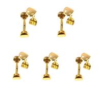 Accessori per violino Violino 1/4 1/2 3/4 4/4 Fission Viti Di Serraggio Per Mentoniera Chiave Per Viti Per Mentoniera Parti Di Utensili Accessori(5p 3-4 4-4 B-3)