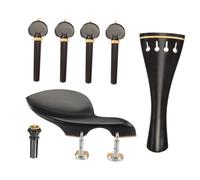 Accessori per violino Violino In Ebano 4 Corde Per Violino Mentoniera Cordiera Perno Per Coda Accessori Per Violino Professionali(1/8)