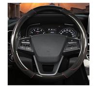 Accessori Per Volante Coprivolante Per Auto A Forma Di O A Forma Di D In Pelle Per Hyundai Per Santa per Cruz Per Santa Fe 2022(Black O Shape)