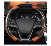 Accessori Per Volante Coprivolante Per Auto A Forma Di O A Forma Di D In Pelle Per Hyundai Per Santa per Cruz Per Santa Fe 2022(Orage O Shape)
