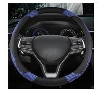 Accessori Per Volante Coprivolante Per Auto In Pelle + Seta Ghiacciata 38CM Accessori Per Auto Per Accord Per Città Per Civic Per Fit Per Brio(Blu)
