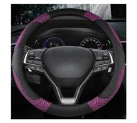 Accessori Per Volante Coprivolante Per Auto In Pelle + Seta Ghiacciata 38CM Accessori Per Auto Per Accord Per Città Per Civic Per Fit Per Brio(Viola)