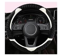 Accessori Per Volante O Forma D Forma 38CM Peluche Copertura Del Volante Dell'automobile Per A1 8X A2 A3 Q3 Q5 Q2 A4 A5 A6 Per Avant(White O Shape)