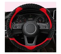 Accessori Per Volante O Forma D Forma 38CM Peluche Copertura Del Volante Dell'automobile Per A1 8X A2 A3 Q3 Q5 Q2 A4 A5 A6 Per Avant(Red O Shape)
